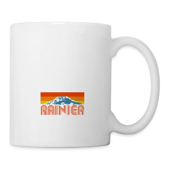 Mount Rainier Nationla Park Washington Berge - Tasse - Weiß - Rechts