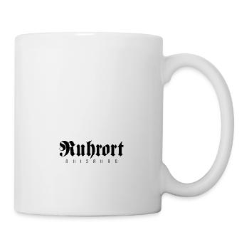Ruhrort Duisburg Stadt Industrie Kohle Ruhrpott - Tasse - Weiß - Rechts