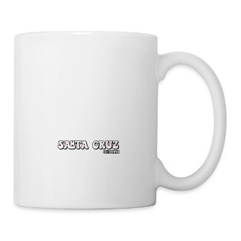 Santa Cruz Californie Coucher de soleil 70s 80s - Mug blanc - blanc - Droite