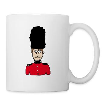 Palastwache Angleterre Royaume-Uni Royaume-Uni Reine Sir - Mug blanc - blanc - Droite