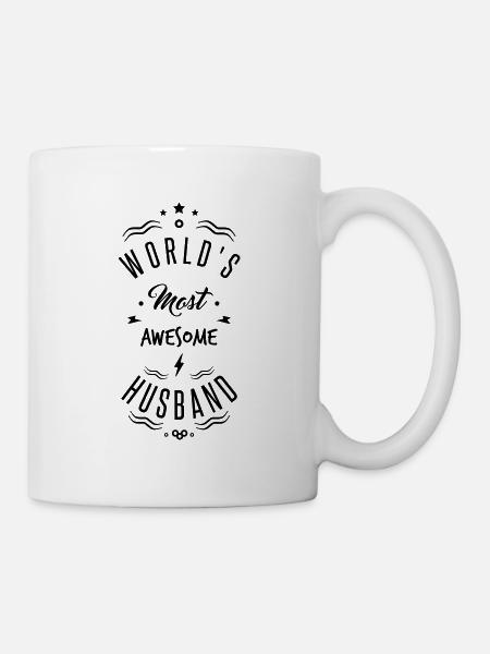 AWESOME HUSBAND - Mug - white