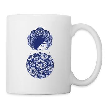 Matryoshka Catherine - Mug blanc - blanc - Droite