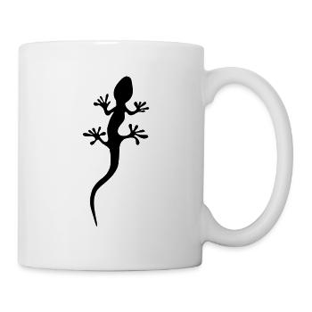 Gecko - Tasse - Weiß - Rechts