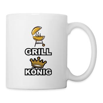 Grill König - Tasse - Weiß - Rechts