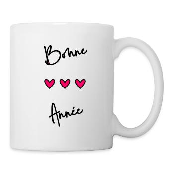 BONNE ANNEE. SAINT SYLVESTRE. NOUVELLE ANNÉE - Mug blanc - blanc - Droite