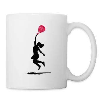 Padel Padeltennis Padel-girl PADELTENNIS-queen - Tasse - Weiß - Rechts