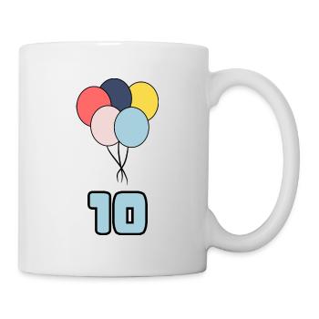 HAPPY BIRTHDAY. HAPPY BIRTHDAY. BIRTHDAY. - Mug - white - Right