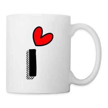 1. 1 AN. 1er ANNIVERSAIRE. ANNIVERSAIRE 1 AN. UN - Mug blanc - blanc - Droite