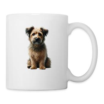 Hund - Tasse - Weiß - Rechts