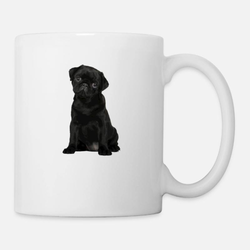 006 PS-WELPE-SCHWARZ-20 - Tasse - Weiß