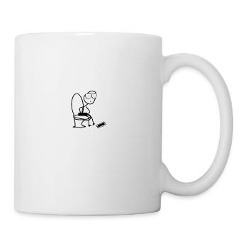 On the toilet - Mug - white - Right