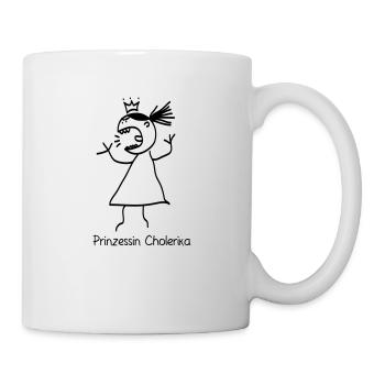 Prinzessin Cholerika - Tasse - Weiß - Rechts