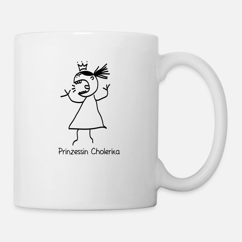 Prinzessin Cholerika - Tasse - Weiß
