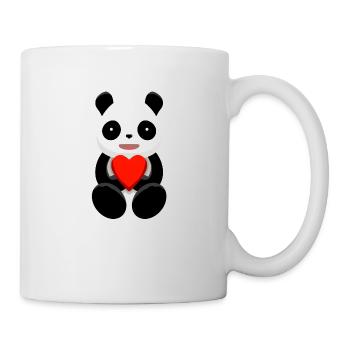 Panda <3 - Mug blanc - blanc - Droite