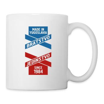 Made in Yugoslavia Cadeau Jugo Tito SFRJ - Mug blanc - blanc - Droite