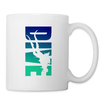 dive diver tauchen taucher - Tasse - Weiß - Rechts