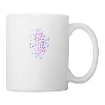 stars, drawing, illustration,pink,star,colorful - Mug - white - Right