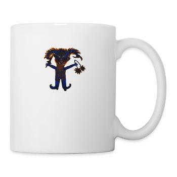 Figurine de monstre - Mug blanc - blanc - Droite