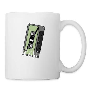 cassette - Tasse - Weiß - Rechts