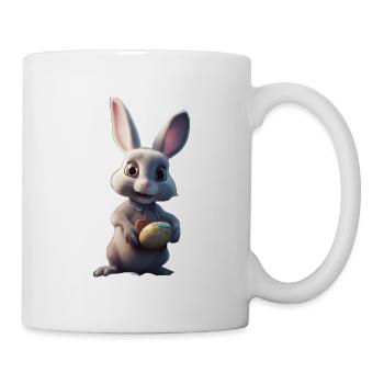 Lapin de pâque trop mignon! - Mug blanc - blanc - Droite