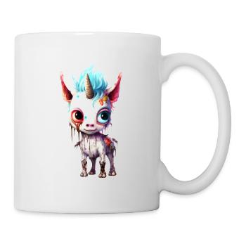 Licorne zombie - Mug blanc - blanc - Droite