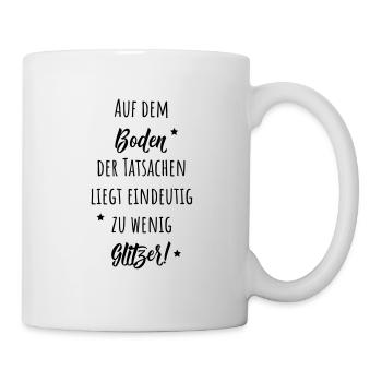 Glitter Fairy Dust Unicorn Confetti Saying Gift - Mug - white - Right