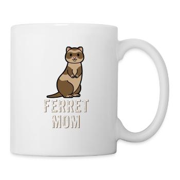 Ferret Mom - Funny Ferret, Cute Ferret - Mug - white - Right