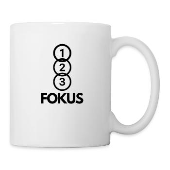 123 Fokus - Tasse - Weiß - Rechts