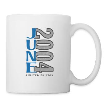Juni 2004 geboren - Tasse - Weiß - Rechts