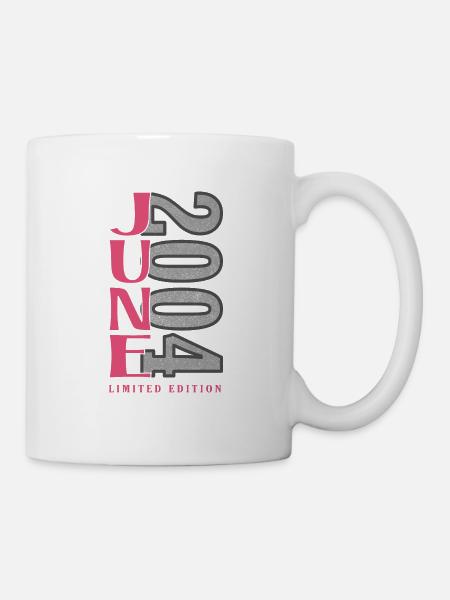 18. Geburtstag - Tasse - Weiß