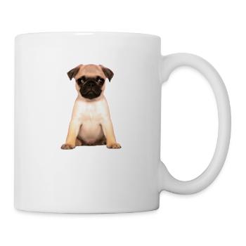 Carlin chiot - Mug blanc - blanc - Droite