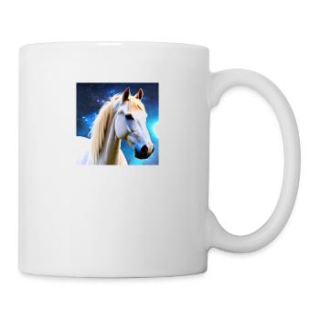 magic white horse - Tasse - Weiß - Rechts