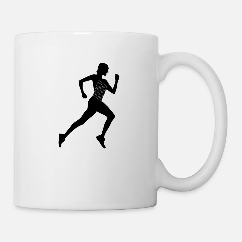 Run - Mug - white