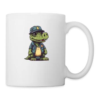 krokodil - Tasse - Weiß - Rechts