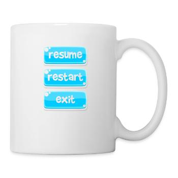 Spiel-Menü - Tasse - Weiß - Rechts