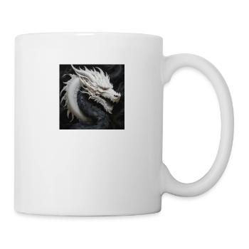 Protecteur de dragon à tête blanche - Mug blanc - blanc - Droite