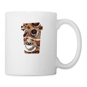 Heart-warming coffee enjoyment - Mug - white - Right