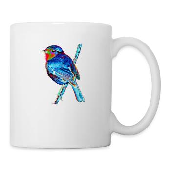 A colorful bird for the day, A732162 - Mug - white - Right