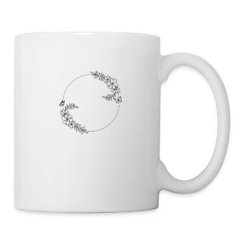 Frame flower - Mug - white - Right