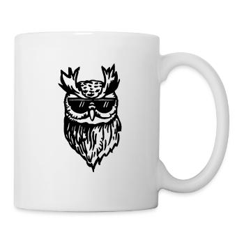 Eule - Tasse - Weiß - Rechts
