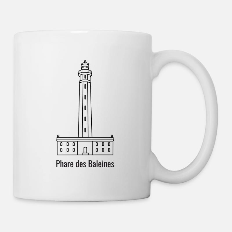 Phare des Baleines - île de Ré - 17 - Mug blanc - blanc