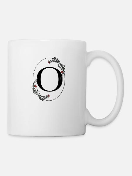 Buchstabe O - Tasse - Weiß