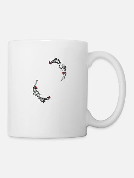 Buchstabe R - Tasse - Weiß