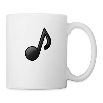 Musiknote - Tasse - Weiß - Rechts