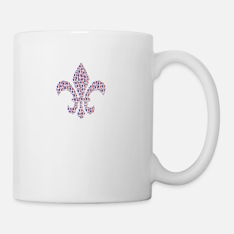 Fleur-de-Lys - Tasse - Weiß