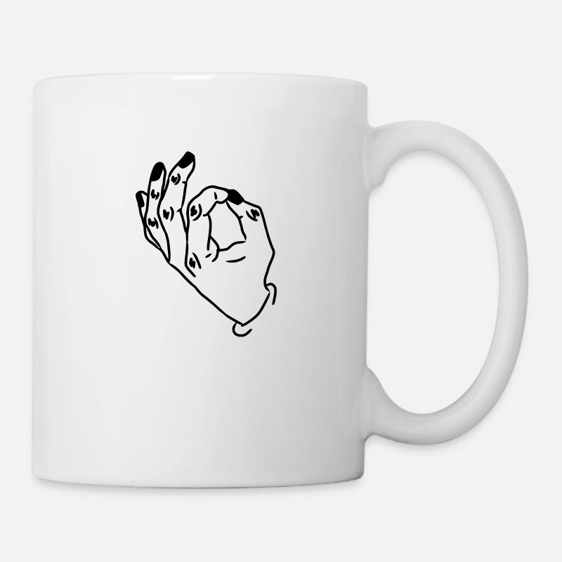 Reingeguckt - Tasse - Weiß
