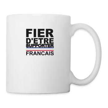 Supporter francais france - Mug blanc - blanc - Droite