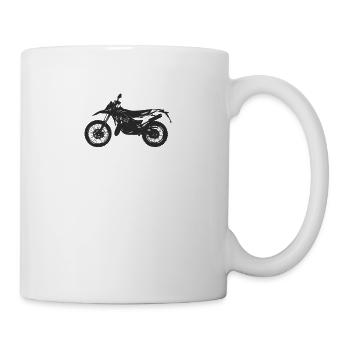 motorcross motorrad - Tasse - Weiß - Rechts