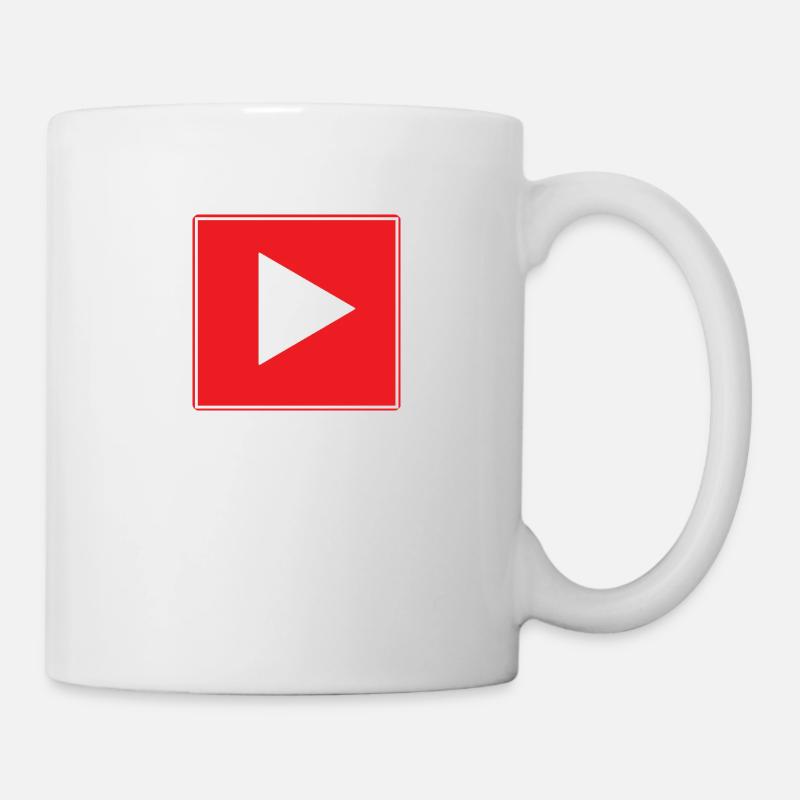 Youtuber - Mug blanc - blanc