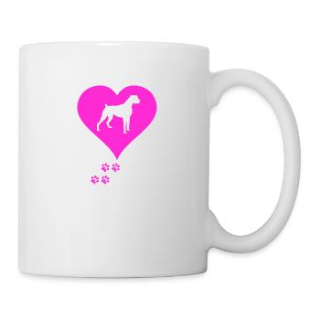 Deutscher Boxer - Tasse - Weiß - Rechts